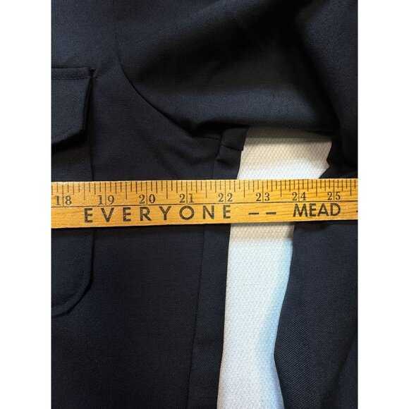 DSCP Quarterdeck Collection Mens Long Sleeve Dress Shirt 15.5-34SL Black Formal - Picture 8 of 11